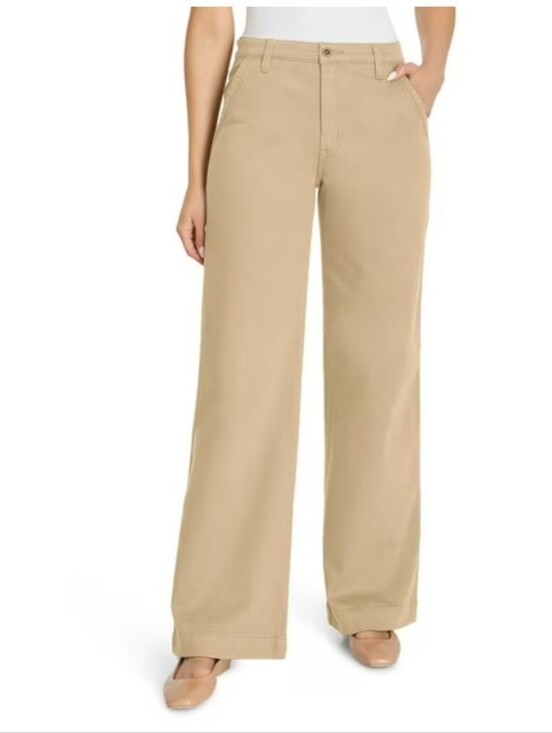 Nine West Pants - Nine West Women's Wide Leg Pants Khaki NWT Size 6